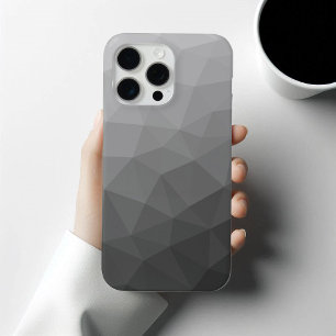 Hellgrauer geometrischer Mesh-Verlaufs-Muster Case-Mate iPhone Hülle