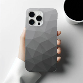 Hellgrauer geometrischer Mesh-Verlaufs-Muster Case-Mate iPhone Hülle