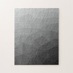 Hellgrauer geometrischer Mesh-Verlaufs-Muster Puzzle