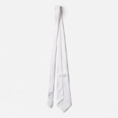 Hellgrauer Schädel Krawatte (Rückseite)