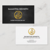 Hellgrauer Visitenkarte (Vorne/Hinten)