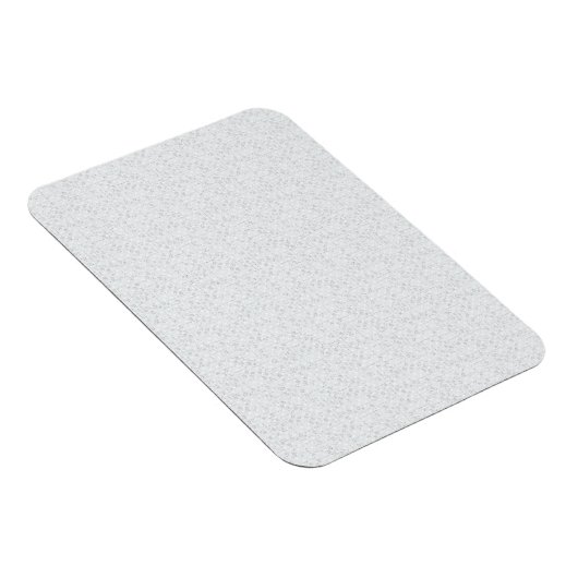 Hellgraues geometrisches Blumenmuster Magnet (Rechte Seite)