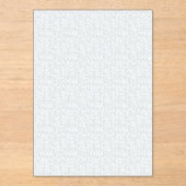 Hellgraues geometrisches Blumenmuster | Modernes S Acryleinladungen (Vorderseite)
