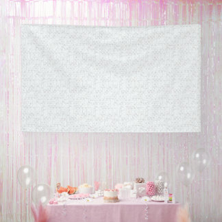 Hellgraues geometrisches Blumenmuster | Modernes S Banner