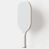 Hellgraues geometrisches Blumenmuster | Modernes S Pickleball Schläger (Links)