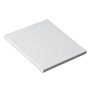 Hellgraues geometrisches Blumenmuster Notizblock