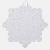 Hellgraues geometrisches Blumenmuster Ornament Karte (Vorderseite)