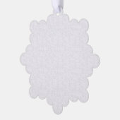 Hellgraues geometrisches Blumenmuster Ornament Karte (Linke Ecke)