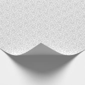 Hellgraues geometrisches Fliesenmuster Geschenkpapier (Ecke)