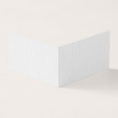Hellgraues geometrisches Fliesenmuster Visitenkarten (Vorderseite)