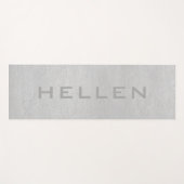 Hellgraues Imitat Yogamatte (Vorderseite (Horizontal))