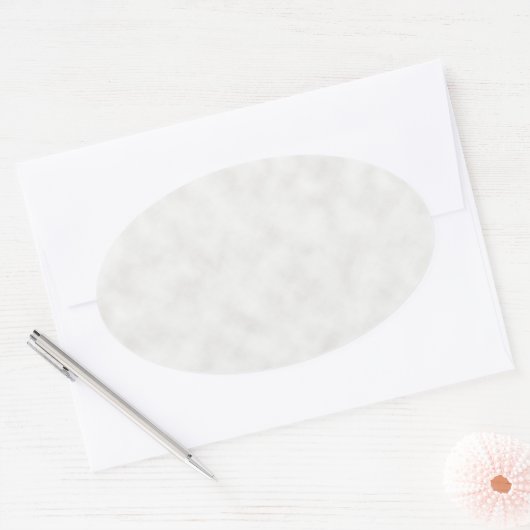 Hellgraues Perchment Textur Hintergrund Ovaler Aufkleber (Umschlag)