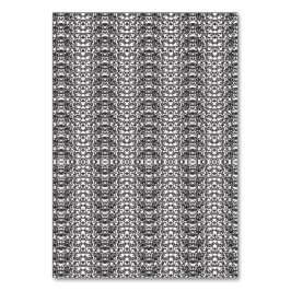 Hellgraues, V-förmiges Muster auf weißem b Tischnummer