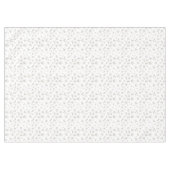 Hellgraues Weihnachtsmuster auf weißem Tischdecken (Vorderseite (Horizontal))