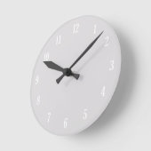 Hellgrauuhr Runde Wanduhr (Winkel)