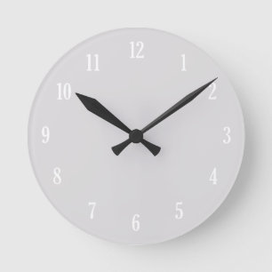 Hellgrauuhr Runde Wanduhr