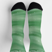 Hellgrün | Benutzerdefinierter Name Socken (Oben)