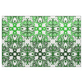 Hellgrün dunkelgrünes afrikanisches Stammmuster Stoff (Fat Quarter (45,7 x 55,9 cm))
