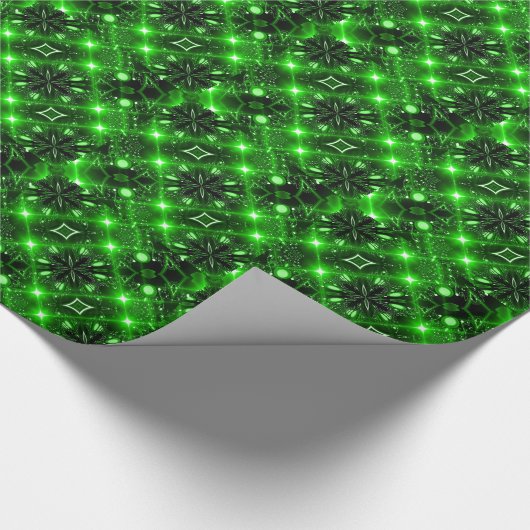 Hellgrün Geschenkpapier (Ecke)