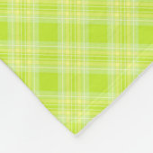 Hellgrün kariert fleecedecke (Ecke)