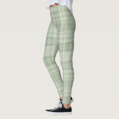 Hellgrün kariert leggings (Links)