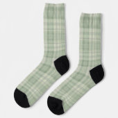 Hellgrün kariert socken (Linkes Detail)