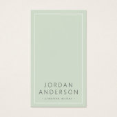 Hellgrün Logo für Social Media-Visitenkarten (Vorderseite)