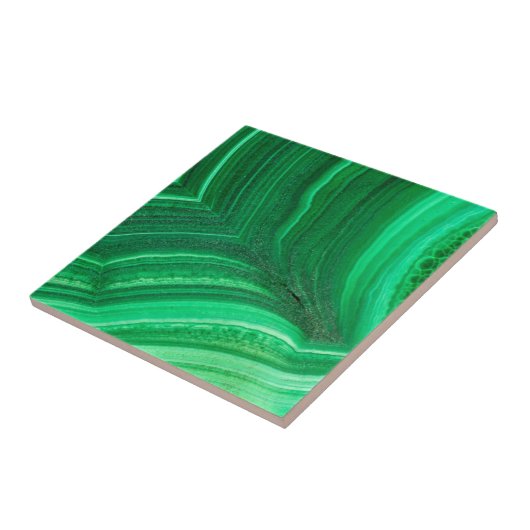 Hellgrün Malachite Mineral Fliese (Seite)
