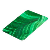 Hellgrün Malachite Mineral Magnet (Linke Seite)