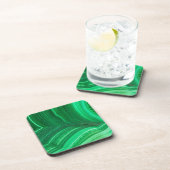 Hellgrün Malachite Mineral Untersetzer (Rechte Seite)