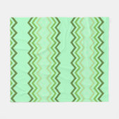 Hellgrün mit dekorativem Print-Design Fleecedecke (Vorderseite (Horizontal))