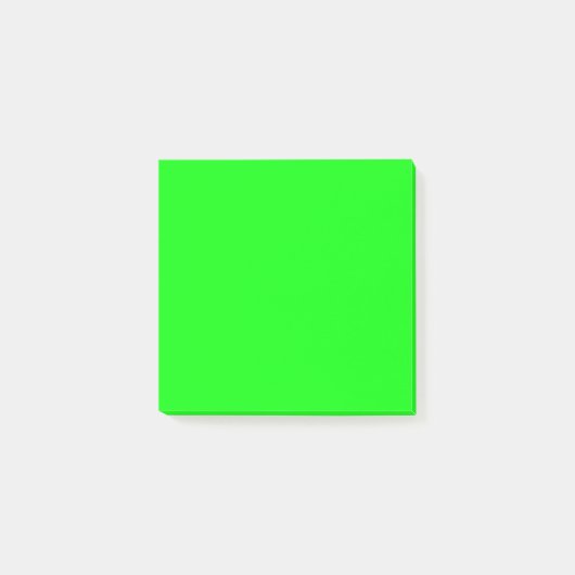 Hellgrün Post-it Klebezettel (Vorderseite)