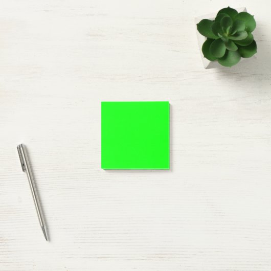 Hellgrün Post-it Klebezettel (Büro)