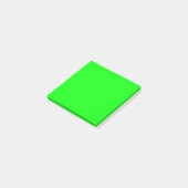 Hellgrün Post-it Klebezettel (angewinkelt)