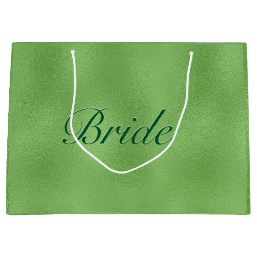 Hellgrün schimmernd abstrakter Hintergrund Große Geschenktüte (Vorderseite)