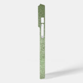 Hellgrün schimmernder Hintergrund Case-Mate iPhone Hülle (Rückseite / Links)