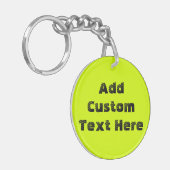 Hellgrün Schlüsselanhänger (Vorderseite links)