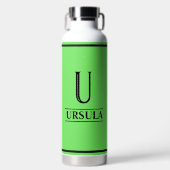 Hellgrün Trinkflasche (Vorderseite)