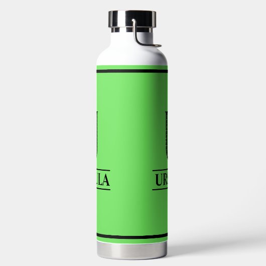 Hellgrün Trinkflasche (links)