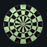 Hellgrün und schwarz dartscheibe<br><div class="desc">Hellgrüne und schwarze Dart Board</div>