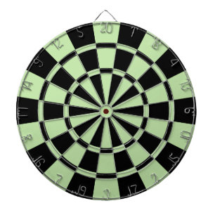 Hellgrün und schwarz dartscheibe