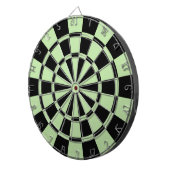 Hellgrün und schwarz dartscheibe (Vorderseite rechts)