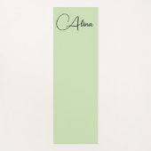 Hellgrün und schwarz yogamatte (Vorderseite)