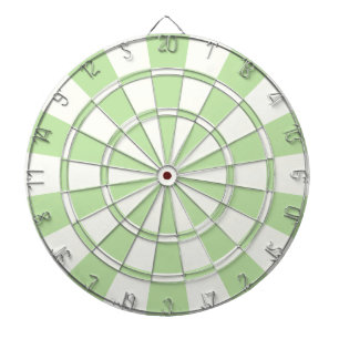Hellgrün und weiß dartscheibe