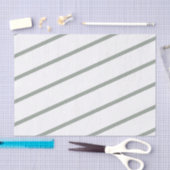 Hellgrün und weiß gestrichen seidenpapier (Handwerk)