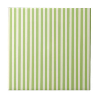 Hellgrün vintage Ticking Stripe Farmhouse Fliese