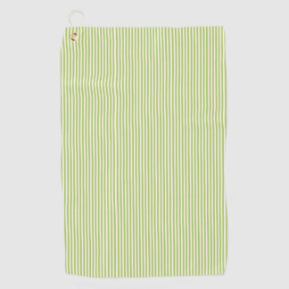 Hellgrün vintage Ticking Stripe Farmhouse Golfhandtuch