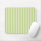 Hellgrün vintage Ticking Stripe Farmhouse Mousepad (Mit Mouse)