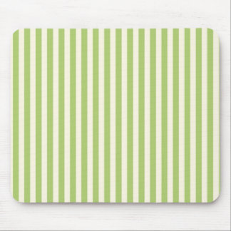Hellgrün vintage Ticking Stripe Farmhouse Mousepad