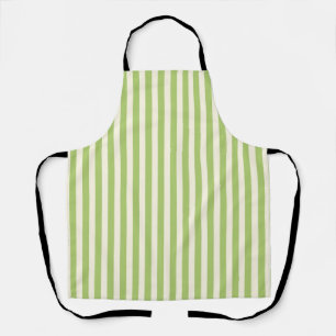 Hellgrün vintage Ticking Stripe Farmhouse Schürze